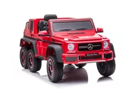 Pojazdy elektryczne dla dzieci - Auto Na Akumulator Mercedes Benz G63 6X6 Czerwony - miniaturka - grafika 1