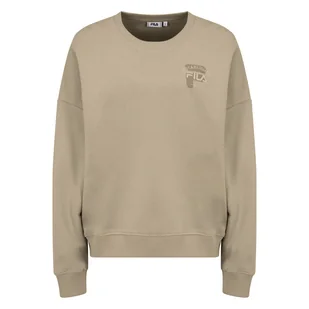 Damska Bluza FILA BANN OVERSIZED FAW0443-70015 – Beżowy - Bluzy damskie - miniaturka - grafika 1