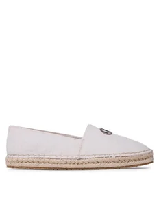 Calvin Klein Espadryle Espadrille W/Hw HW0HW01458 Écru - Espadryle damskie - miniaturka - grafika 1