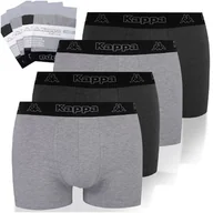 Majtki męskie - KAPPA Bokserki Męskie Bawełna Logo Zestaw 4 sztuk Rozmiar M - miniaturka - grafika 1