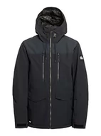 Kurtki narciarskie - Quiksilver Zamek błyskawiczny męski czarny M - miniaturka - grafika 1