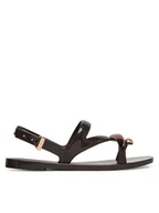 Sandały damskie - Melissa Sandały Melissa Iris Sandal Ad 37849 Brązowy - miniaturka - grafika 1