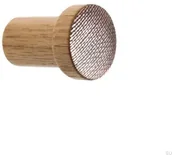 Wieszaki i stojaki - Wieszak ścienny Stamp Miedziany - Olej Bezbarwny Półmat - miniaturka - grafika 1