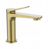 Baterie umywalkowe - Invena bateria umywalkowa Alonia, złoto szczotkowane BU-70-009-V - miniaturka - grafika 1