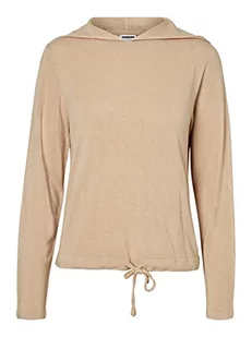 Noisy may Damska bluza z kapturem Nmchen L/S Knit Noos, Nomad/, L - Bluzy damskie - miniaturka - grafika 1
