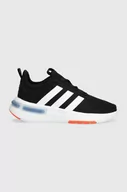 Buty dla dziewczynek - adidas sneakersy dziecięce RACER TR23 K kolor czarny - miniaturka - grafika 1