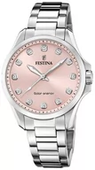 Zegarki damskie - Zegarek Festina F20654-2 Solar Energy Petite - miniaturka - grafika 1