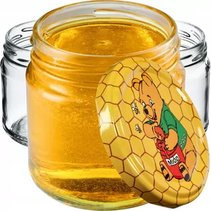 Słoiki słoik na przetwory Lerma 200ml 20szt. 66mm +  wieczka miód - Pojemniki kuchenne - miniaturka - grafika 1