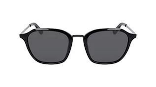 Okulary przeciwsłoneczne - Dragon Okulary przeciwsłoneczne Fallon, błyszczące czarne z soczewką Lumalens, jeden rozmiar, Błyszcząca czerń z soczewkami dymnymi Lumalens, rozmiar uniwersalny - grafika 1