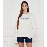 Bluzy damskie - Tommy Hilfiger Bluza Regular Fit - miniaturka - grafika 1