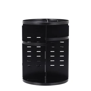 UNIQ UNIQ obrotowy organizer do makijażu Kuferki do makijażu 1 ct Czarny - Kosmetyczki, organizery i kuferki - miniaturka - grafika 1