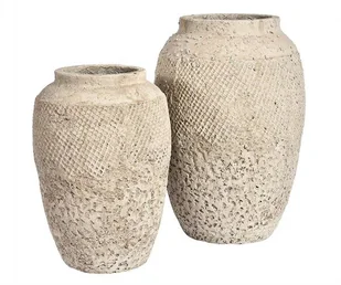 Belldeco Wazon B, Sirocco, beżowy, 23x23x33 cm - Wazony i flakony - miniaturka - grafika 1