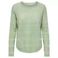 Swetry damskie - Bestseller A/S Damski sweter ONLCAVIAR L/S KNT NOOS, Smoke Green, XL, Smoke Green, XL - miniaturka - grafika 1