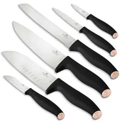 Noże kuchenne - ZESTAW 6 NOŻY BERLINGER HAUS BH-2949 BLACK ROSE - miniaturka - grafika 1