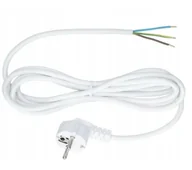 Kable - Metpol z wtyczką 3x 2,5mm, 3m Biały - miniaturka - grafika 1