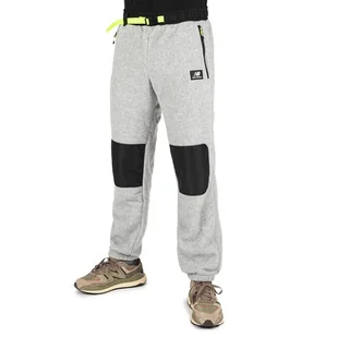 Spodnie New Balance MP23509GML - szare - Spodnie sportowe męskie - miniaturka - grafika 1