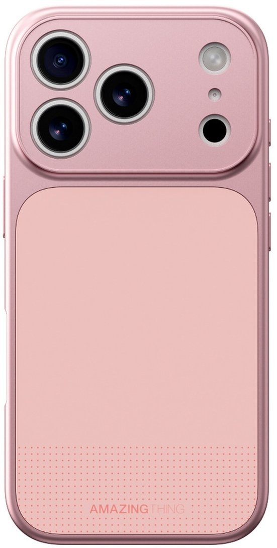 Amazingthing Etui pokrowiec na iPhone 17 Pro Max Minimal Mag Full Cover Case - różowy Etui pokrowiec na iPhone 17 Pro Max Minimal Mag Full Cover Case - różowy