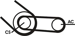CONTITECH 4pk916t1 Kit pasek na ostrogi ryflowany, elastyczny - Części motocyklowe - miniaturka - grafika 1