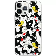 Etui i futerały do telefonów - Etui Looney Tunes dedykowane do Iphone 13, wzór: Sylwester i Tweety 004 Etui częściowo przeźroczyste, oryginalne i oficjalnie / Looney Tunes - miniaturka - grafika 1