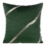 Poszewki na poduszki - Euro Firany Poszewka 45 x 45 Eurofirany Velvet Blink 34 C.Zielony 1224547 - miniaturka - grafika 1