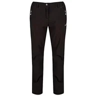 Spodnie damskie - Regatta Geo Softshell TRS II spodnie damskie, czarne, FR: L (rozmiar producenta: 16) - miniaturka - grafika 1