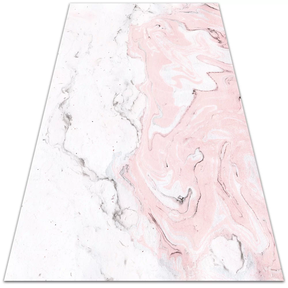Uniwersalny dywan winylowy Biało-różowy marmur 100x150 cm