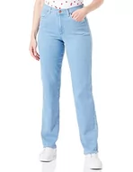 Spodnie damskie - Wrangler dżinsy damskie proste, niebieski, 30W / 34L - miniaturka - grafika 1