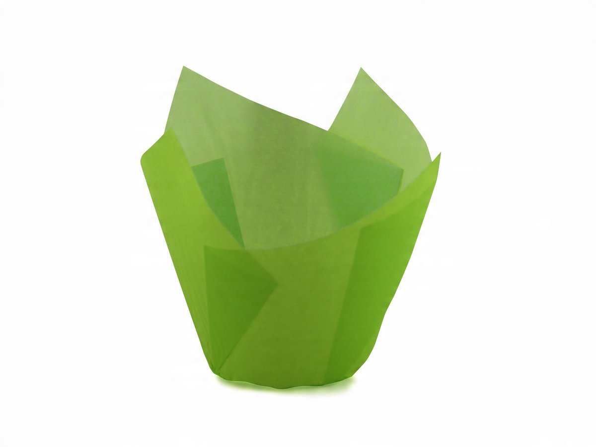Foremki do muffinek 160x160 jasnozielone