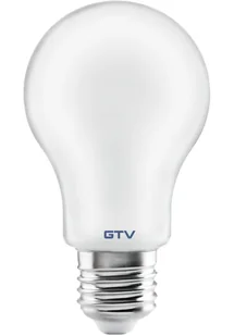 Gtv Żarówka Led Mleczna E27 8W 800lm 4000K NW(neutralna biel) LD-A60FL8M-40 - Żarówki LED - miniaturka - grafika 1