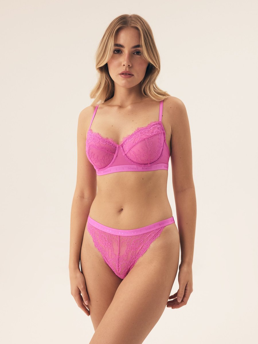 Biustonosz miękki Ocrissa Bloovii ostry róż 70B