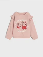 Swetry dla dziewczynek - Sinsay - Bluza Świnka Peppa - różowy - miniaturka - grafika 1