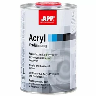 APP 2K ROZCIEŃCZALNIK DO LAKIERÓW AKRYLOWYCH 1L - Rozpuszczalniki i preparaty do czyszczenia - miniaturka - grafika 1
