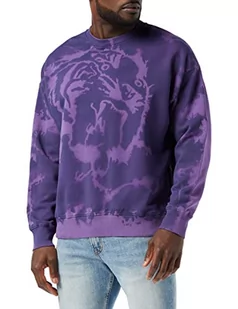 Just Cavalli Męska bluza sportowa Felpa - Bluzy męskie - miniaturka - grafika 1