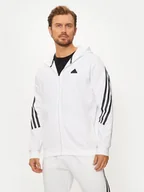 Bluzy męskie - adidas Bluza Future Icons 3-Stripes JJ4158 Biały Regular Fit - miniaturka - grafika 1
