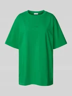 Koszulki i topy damskie - T-shirt z wyhaftowanym logo model ‘Blooming Club’ - miniaturka - grafika 1