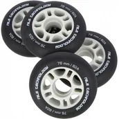 Akcesoria do skatingu - Nils EXTREME PU 76x24 82A CZARNE MATOWE KÓŁKA (4 szt.) EXTREME - miniaturka - grafika 1