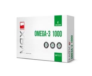 Z.F. COLFARM S.A. Z.F COLFARM S.A MAX OMEGA-3 1000 60 kaps 3146461 - Serce i układ krążenia - miniaturka - grafika 1