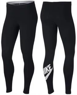 Legginsy Nike Damskie Getry Na Fitness Czarne Xs - Legginsy - miniaturka - grafika 1