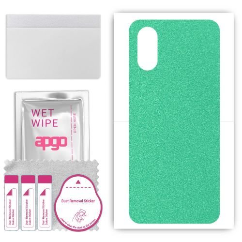 folia naklejka skórka strukturalna na TYŁ do Sony Xperia 1 VI - Seledynowy Pastel Matowy - apgo SKINS