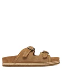 Klapki i japonki męskie - Polo Ralph Lauren Klapki Turbach 803916776003 Brązowy - miniaturka - grafika 1