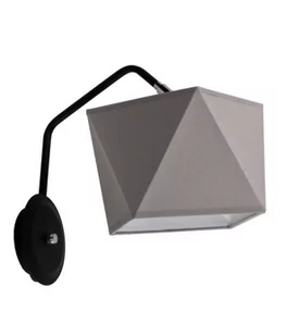 Lampex Diament kinkiet 1-punktowy czarny LPX0045/K - Lampy ścienne - miniaturka - grafika 1