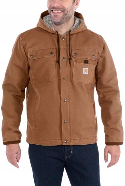 CARHARTT KURTKA MĘSKA BRĄZOWA NA ZAMEK XL 1J5A