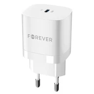 Ładowarki do telefonów - Forever ładowarka sieciowa GaN PD TC-05 1x USB-C 33 W biała - miniaturka - grafika 1