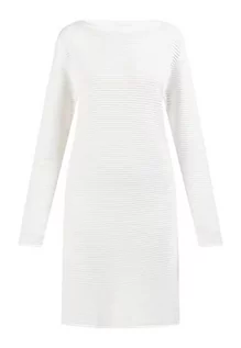 Sukienki - Jalene Damska sukienka z dzianiny 81133397, biała, XS/S, biały (wollweiss), XS-S - grafika 1