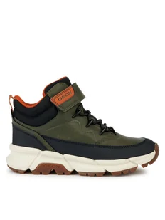 Geox Kozaki J Flexyper Plus Boy J36LCG 0MEFU C0623 M Khaki - Buty dla chłopców - miniaturka - grafika 1