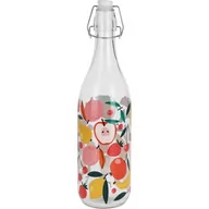 Pojemniki kuchenne - Butelka szklana z zamnięciem clip Fruit, 1 l - miniaturka - grafika 1