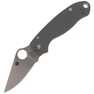 Nóż składany Spyderco Para 3 G-10 Dark Gray Maxamet Plain (C223GPDGY) - Noże - miniaturka - grafika 1