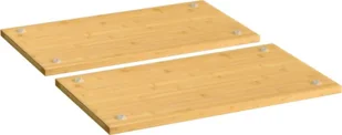 vidaXL Płyty ochronne na kuchenkę, 2 szt., 50x28x1,5 cm, bambus - Akcesoria i części AGD - miniaturka - grafika 1