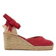 Espadryle damskie - Espadryle Castañer Carina/6/002 021644 Czerwony - miniaturka - grafika 1