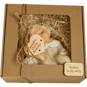 Figurki dekoracyjne - Pamiątka Chrztu Świętego Od Chrzestnego Chrzestnej - miniaturka - grafika 1